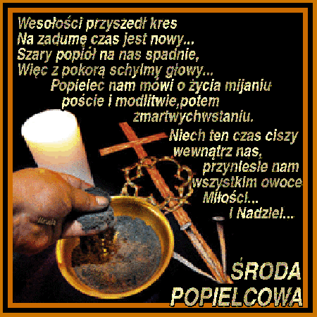 Popielec posypanie popiołem